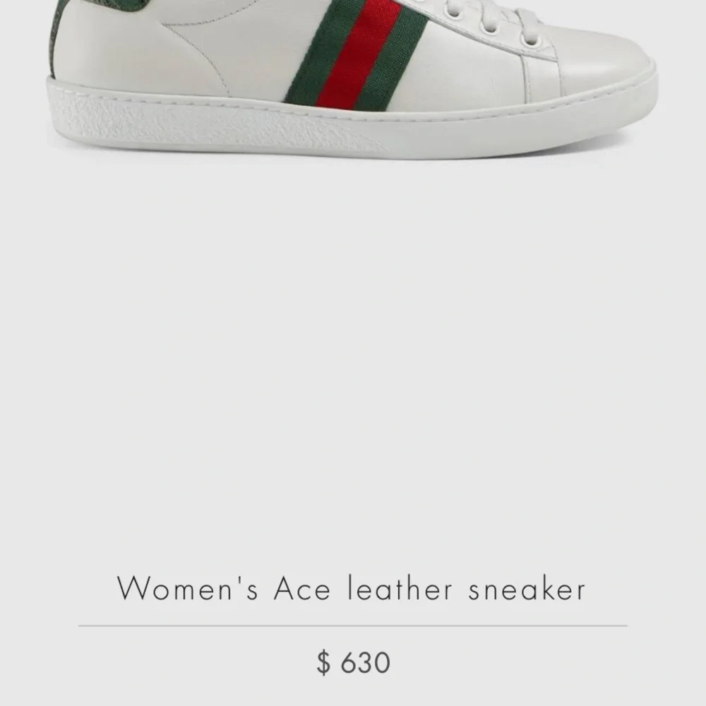 Gucci White Minimalist Sneakers Sleek Design - Picture 9 of 9